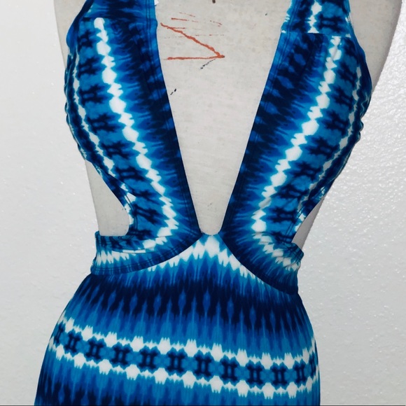 3 for $25 SALE Tye Dye Blue One Piece Swimsuit - Picture 5 of 8